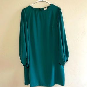 A New Day Green long sleeve dress